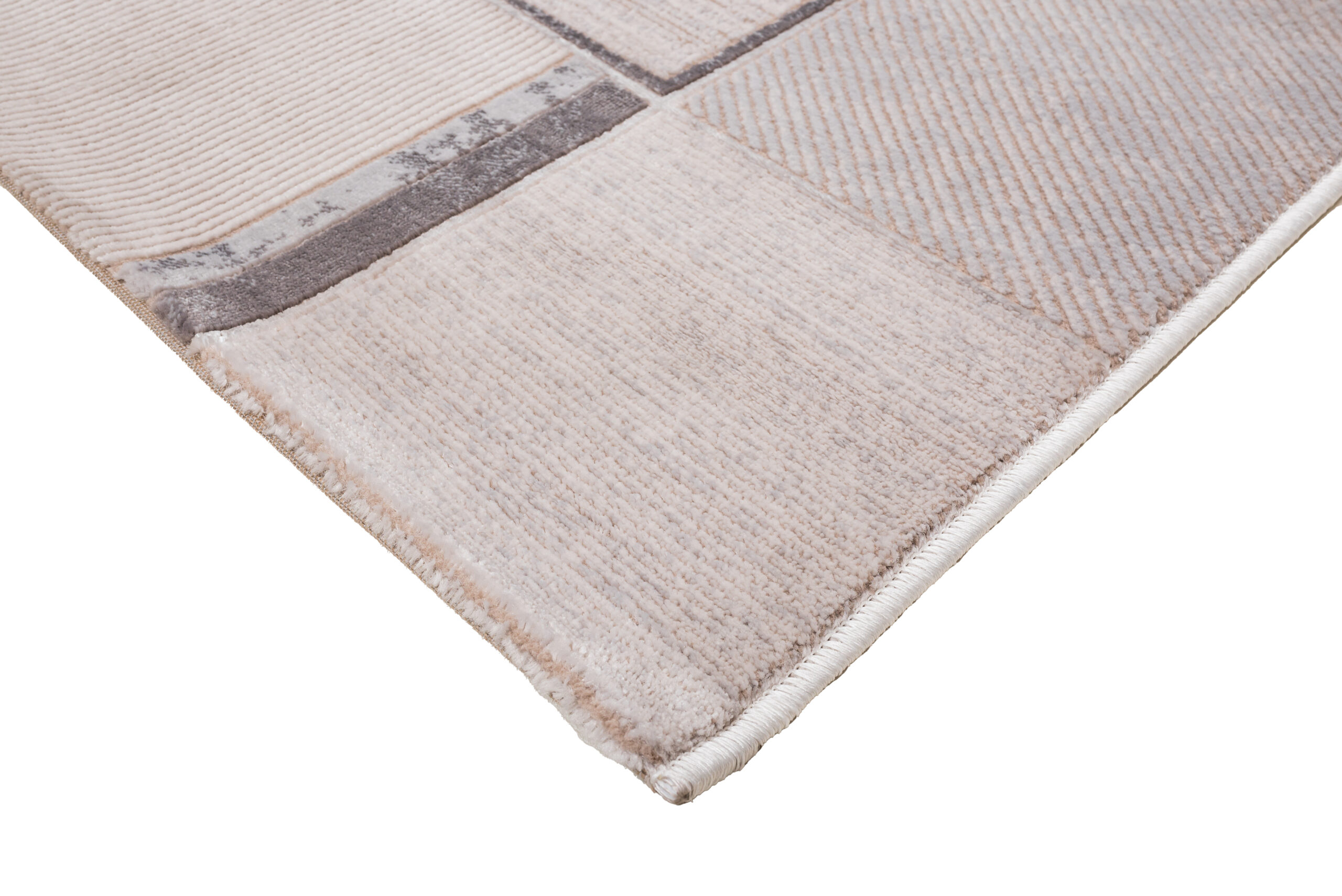 ΧΑΛΙ VELVET MODERN 9249/Beige White ΔΙΑΔΡΟΜΟΣ 0,80εκ - Image 2