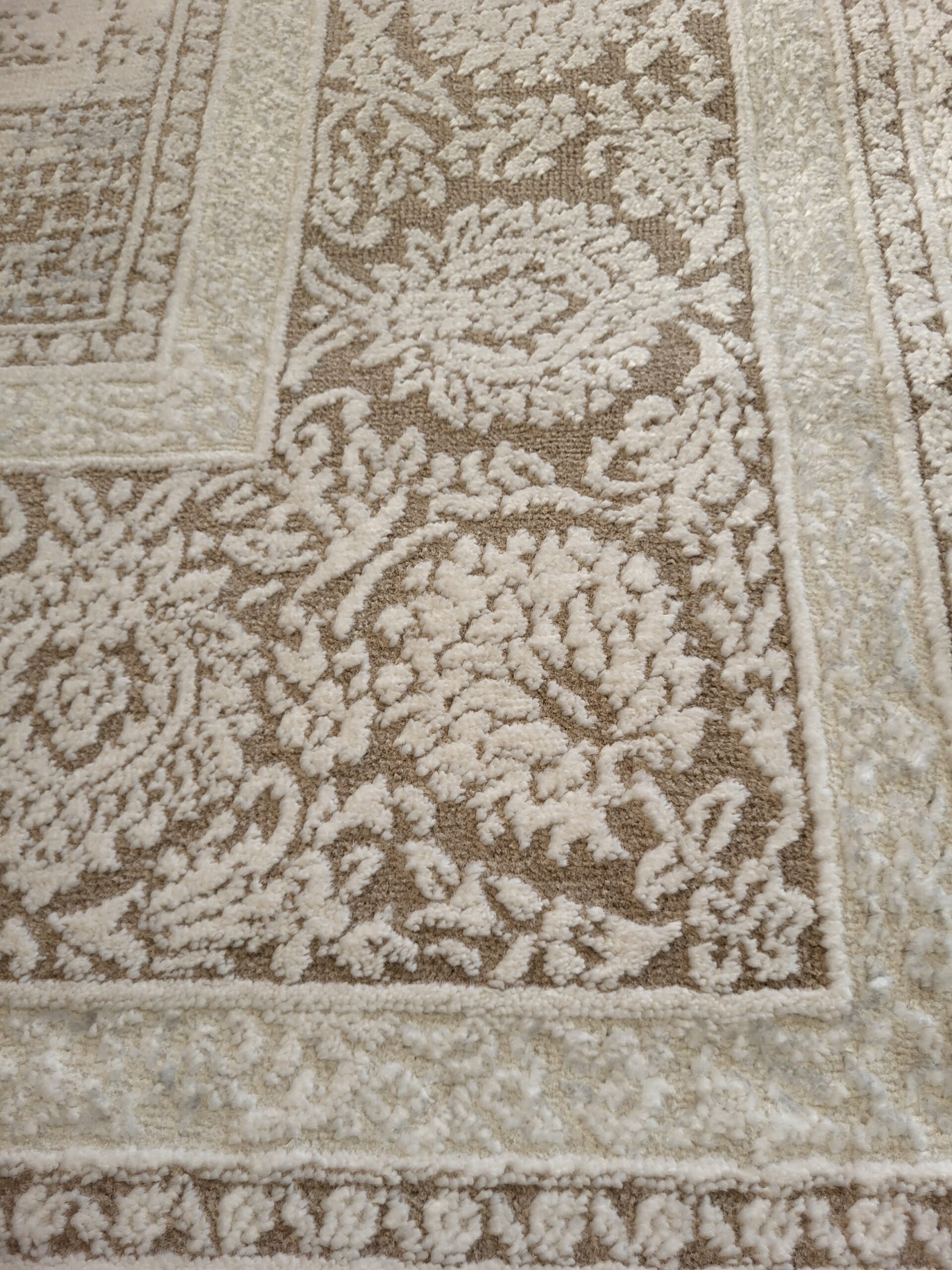 ΧΑΛΙ VELVET VINTAGE 9886/Βeige White - Image 2